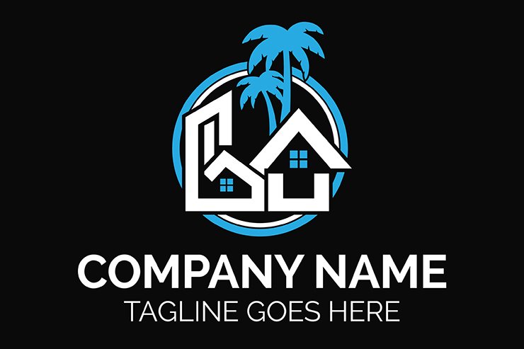 Real Estate company vector logo