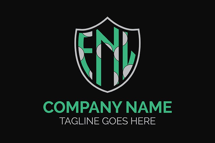 FNL letter mark company logo