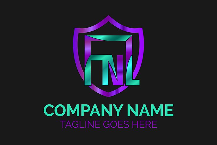 FNL letter mark company logo