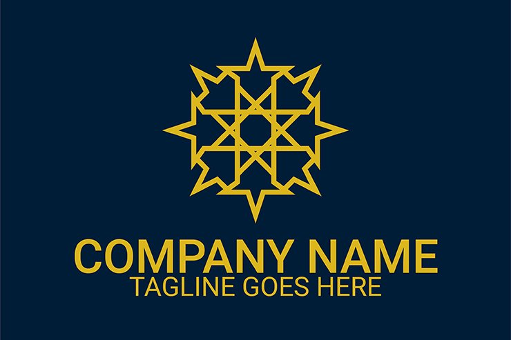 Business consulting company vector icon logo