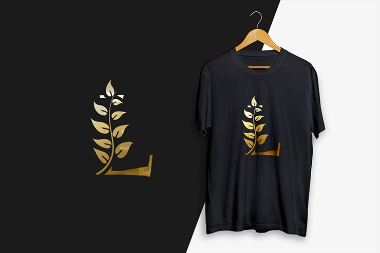 Letter L letter mark alphabetic gradient color vector logo