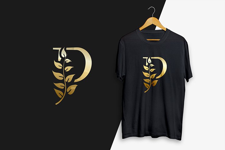 Letter P letter mark alphabetic gradient color vector logo