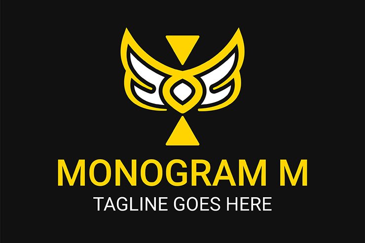 Puzzle wings vector icon logo