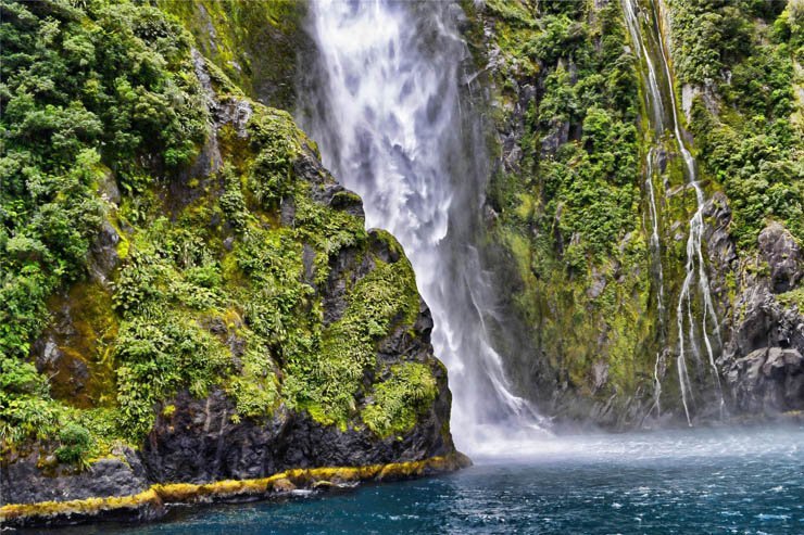 Waterfall water nature river mountain