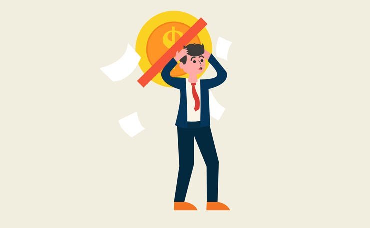 business fail failure down finance ecenomy sad mad shocked currency document documents suit formal money loss