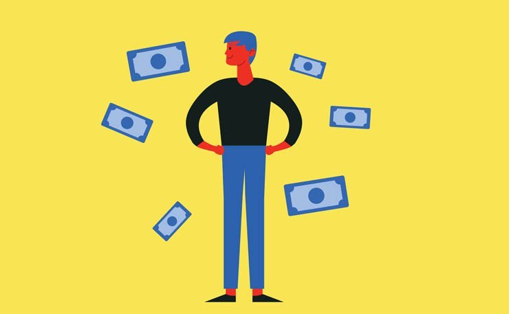 business owner success successful win won profit prize gain money chart charts wealth wealthy bill