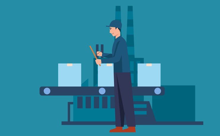 business process production worker planet work startup inspection manufacturing line control product products factory