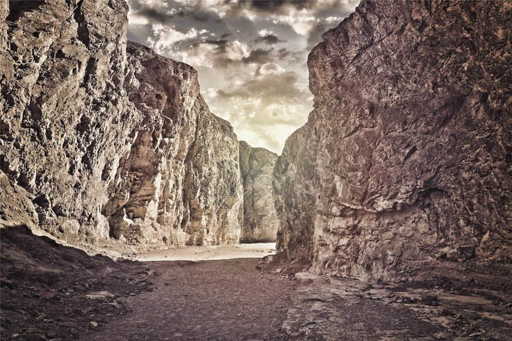 canyon desert mountain hill sand cloud cloudy sunny sun sky