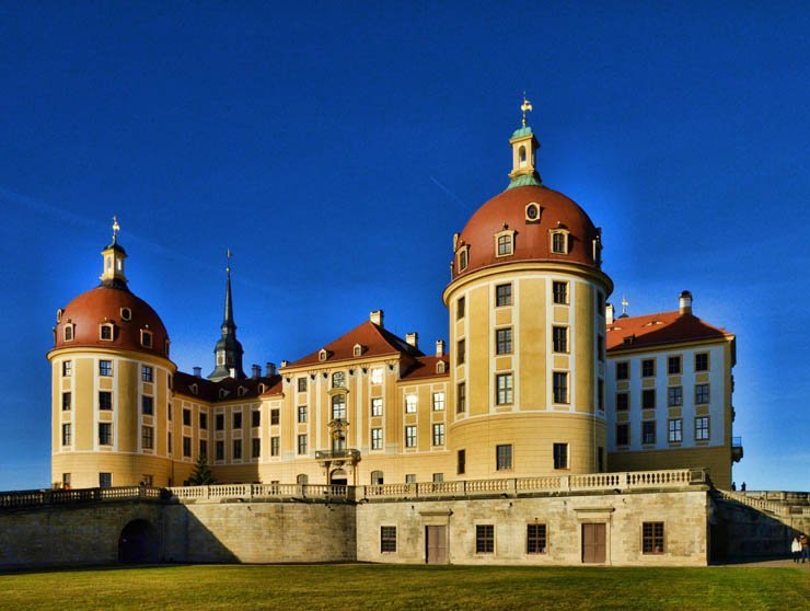 castle sky clear summer ancient house palace old