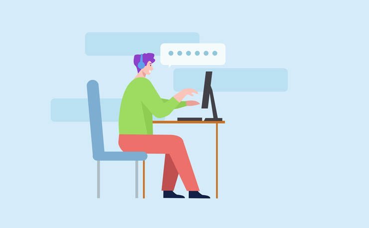 customer support call center care help chat technical desk ticket business work job operator guide telephone phone app