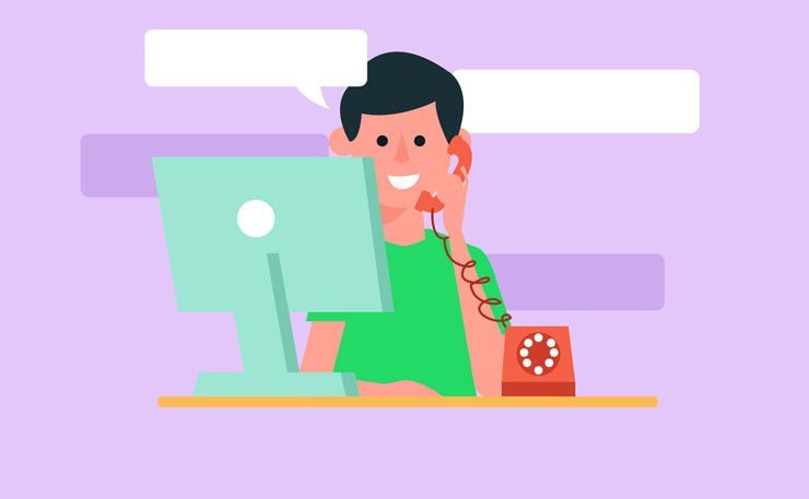 customer support call center care help desk chat technical ticket business work job operator guide telephone phone