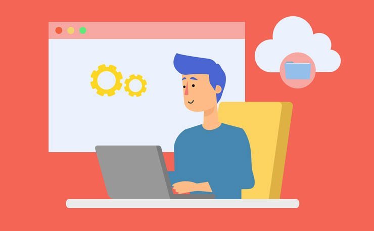 developer computer engineer computing hosting engineering cloud development host server programming storage
