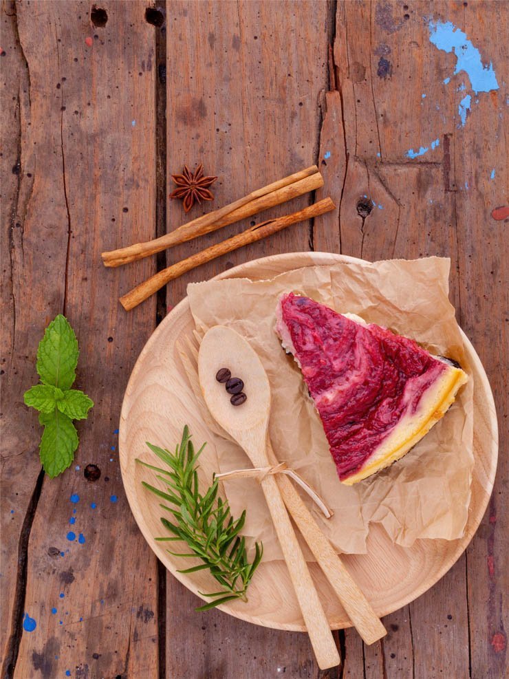 eat food fruit fruits vegetables vegetable health healthy mint cake cheese cheesecake cinnamon spoon table bake baking bakery