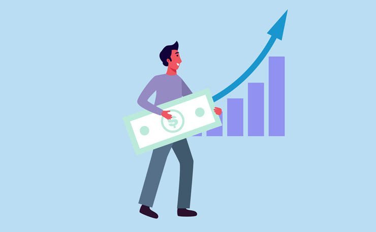 finance stocks trading chart profit corporate financial business money analysis profit trade capital equity budget