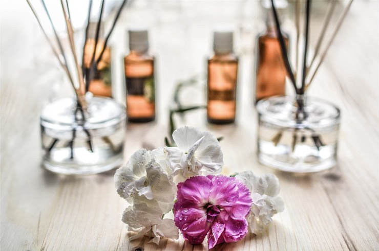 flowers essential oil products spa