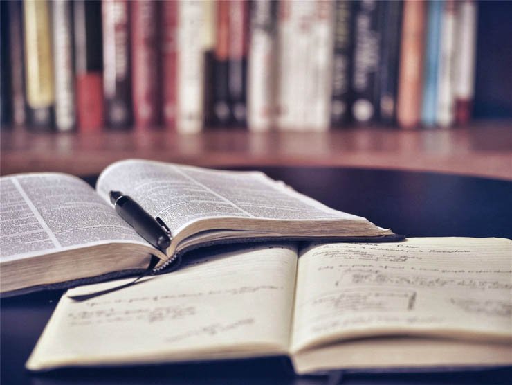 library book books pen study read reading