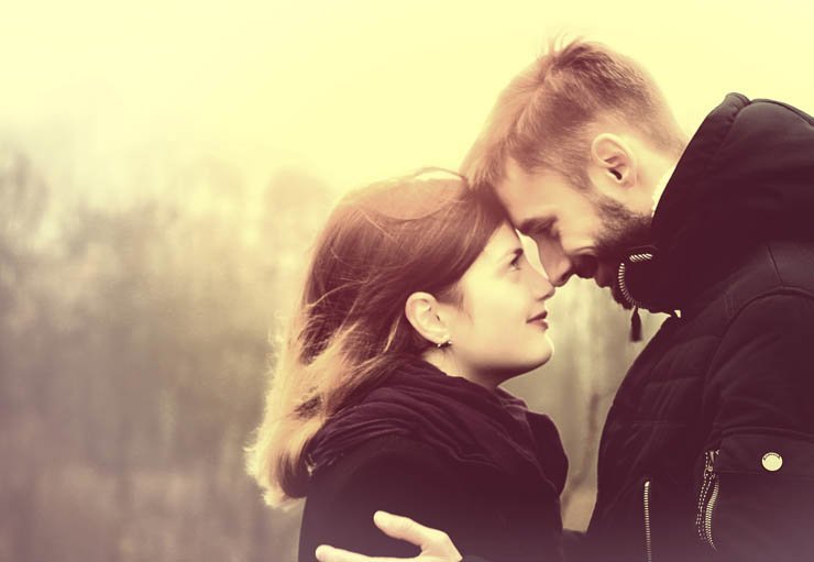 look romance romantic couple love nature winter