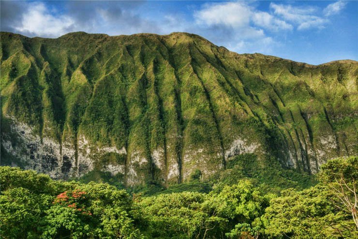 mountain mountains sky nature natural valley cloud clouds cloudy