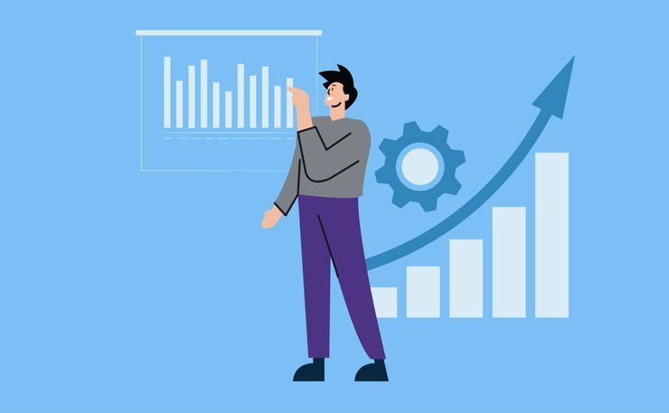 profit corporate financial business money finance stocks trading analysis chart profit trade capital equity budget