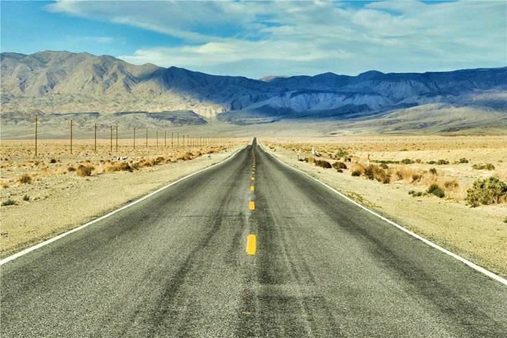 road desert sand mountain hill highway pathway nature trip