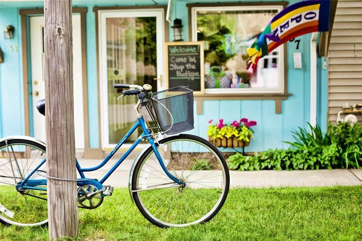 shop bike bicycle bikes fun flowers colorful