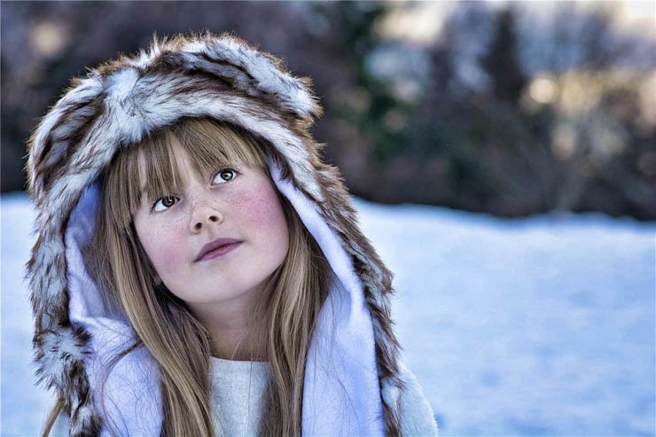 snow snowy kid kids girl beautiful winter outdoor