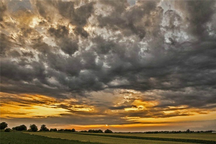 sun sunset evening cloud clouds cloudy nature farm