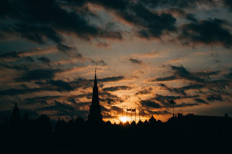 backlit shadow sillhouette mosque building sky sunset buildings clouds cloudy nature