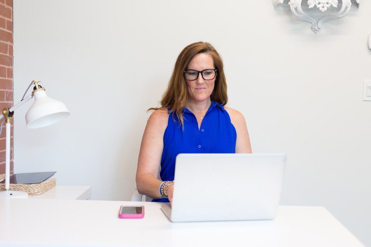 business finance formal job work employee working boss lady manager secretary laptop office woman women