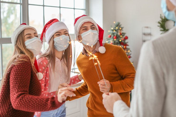 christmas xmas santa claus holiday holidays celebration celebrate family friend friends lockdown quarantine virus covid corona decoration