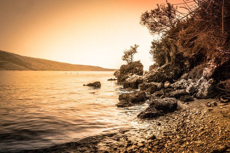 island rocks rock sea water ocean beach nature