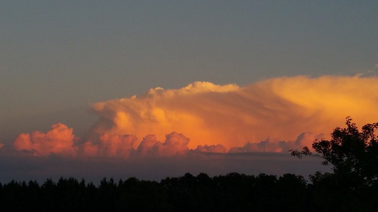 nature clouds cloudy landscape sunset