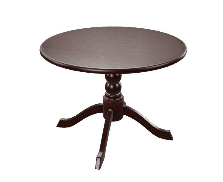 Round Wooden Table