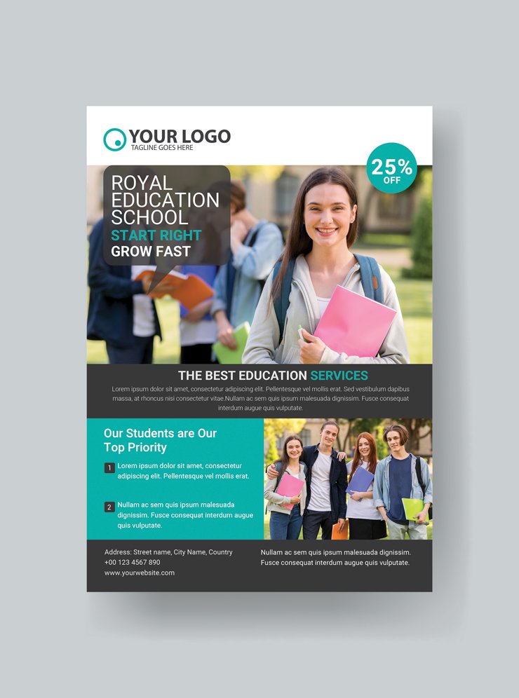 Elegant Education Flyer