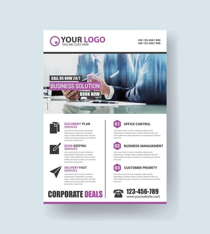 
									Professional Business Flyer