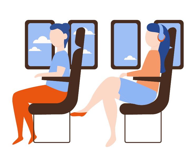 Airplane Flight Window