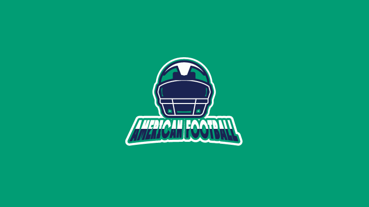 American Football Helmet Rugby