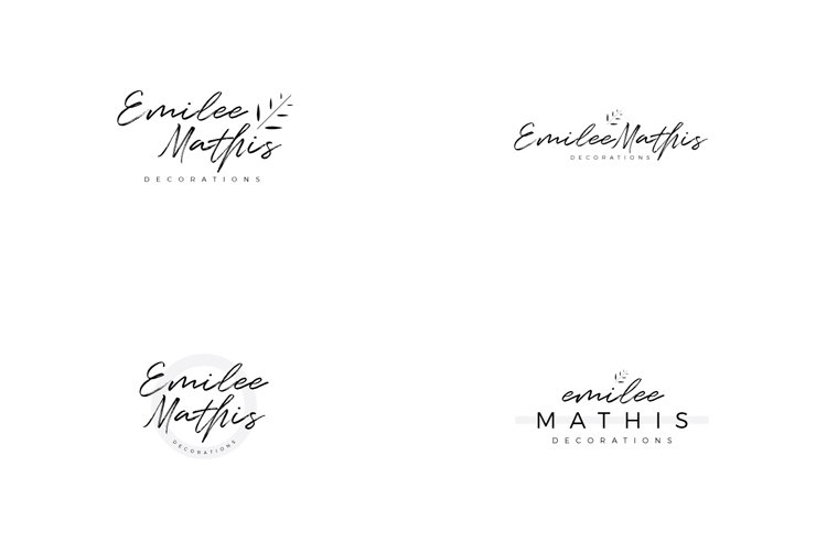 Artistic Logo Decorations