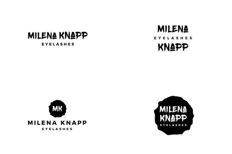 Artistic Logo Eyelashes