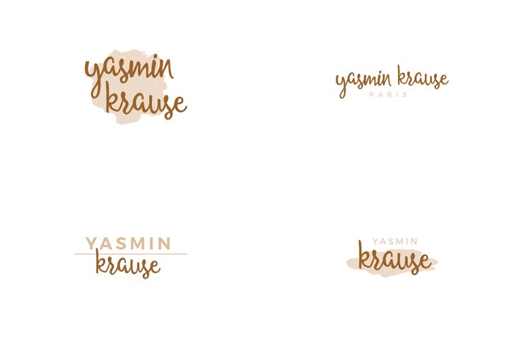 Artistic Logo Fashion Blogger