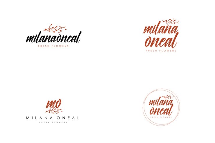 Artistic Logo Fresh Flower