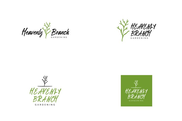Artistic Logo Modern Gardening