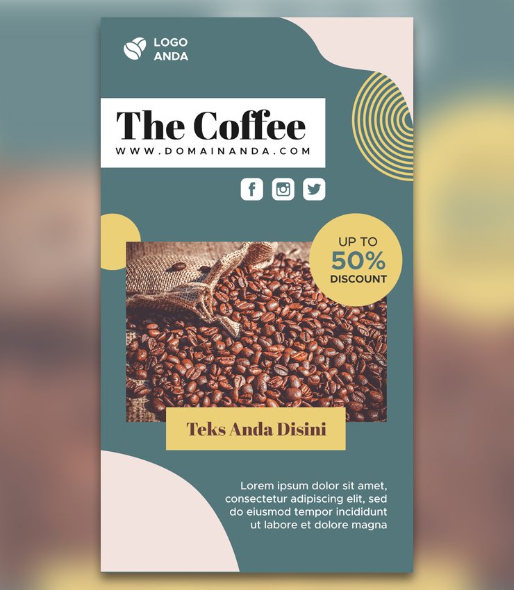 Cafe Promo Story Banner