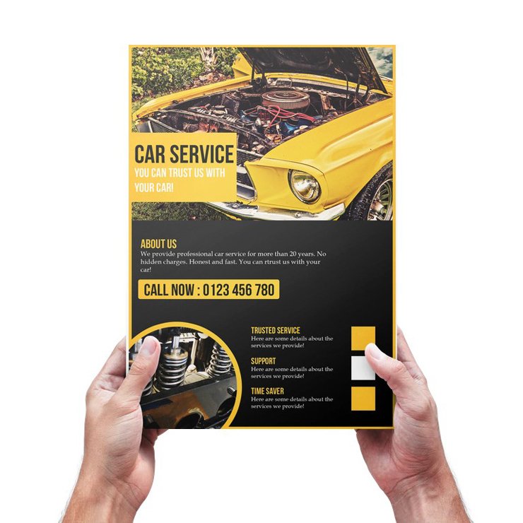 Car Service Flyer Template