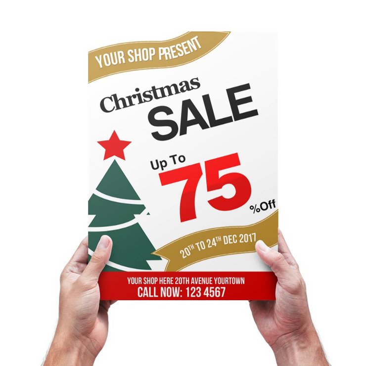 Christmas Sale Flyer Template
