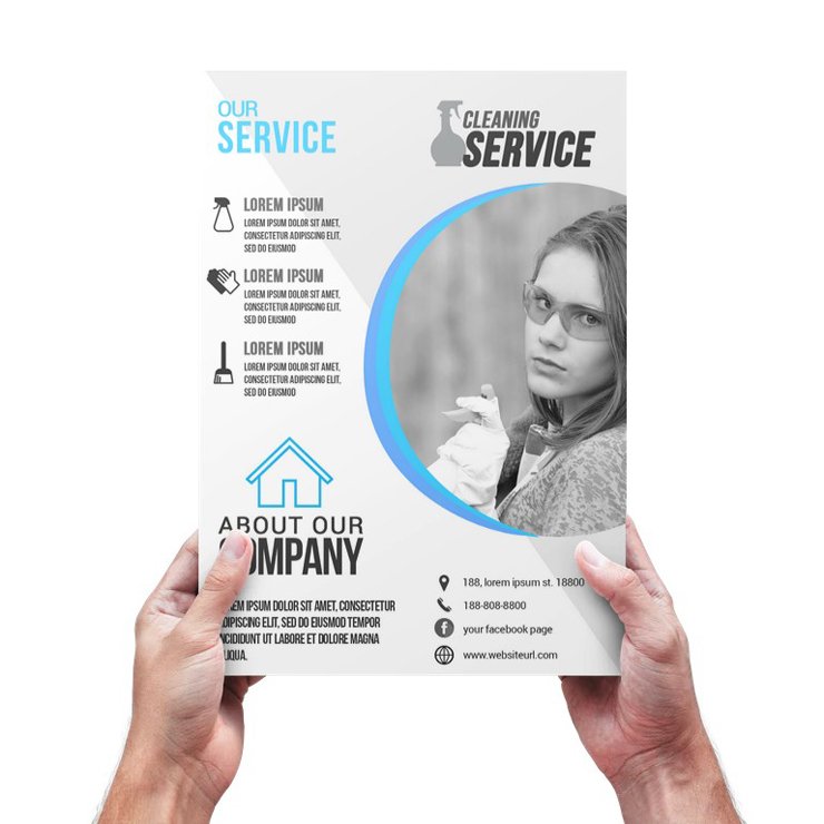 
									Cleaning Service Flyer Template