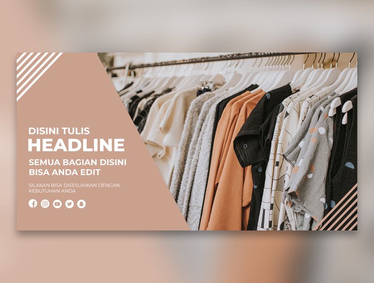 Clothing Fashion Web Banner