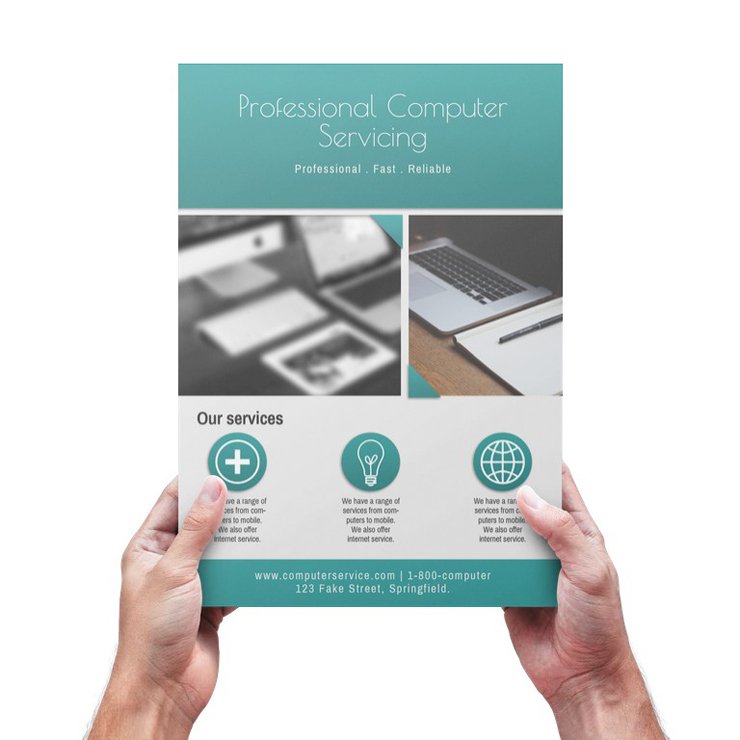 Computer Service Flyer Template