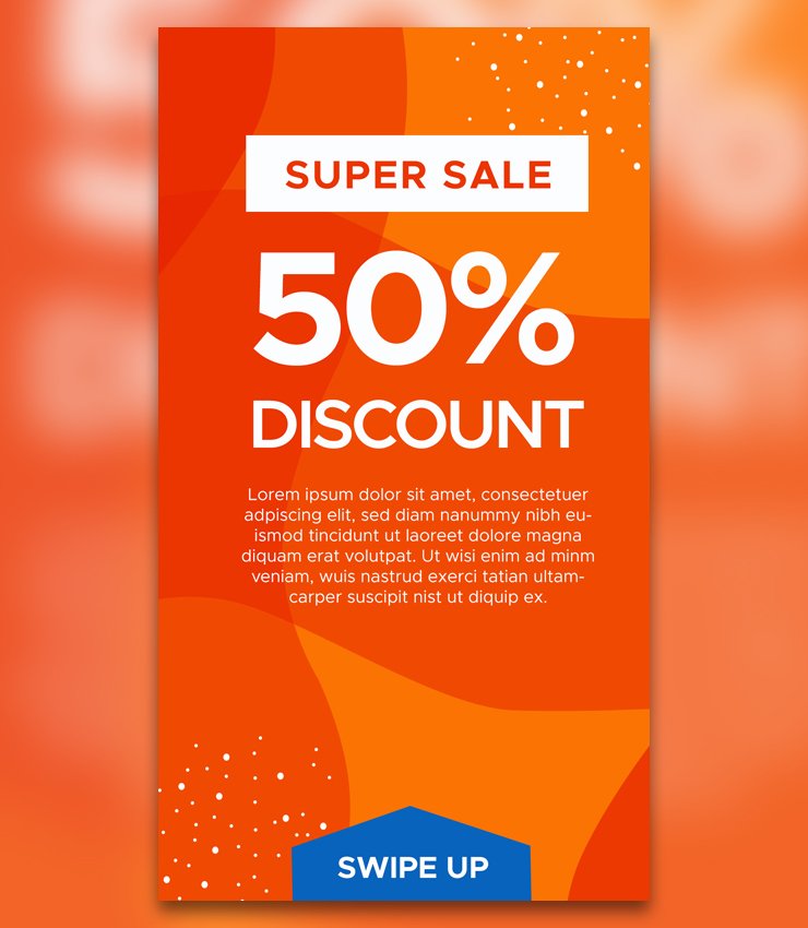 Discount Story Banner