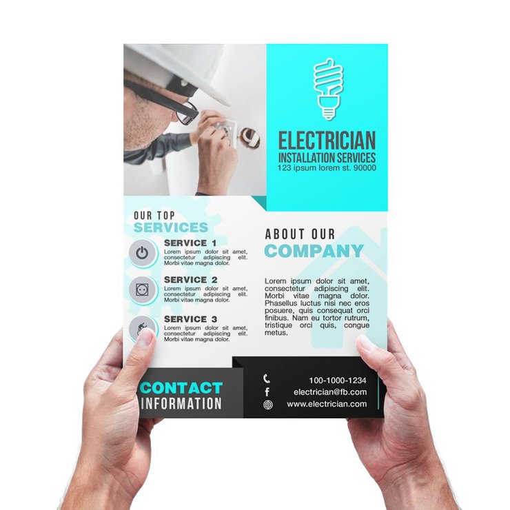 Electrician Flyer Template